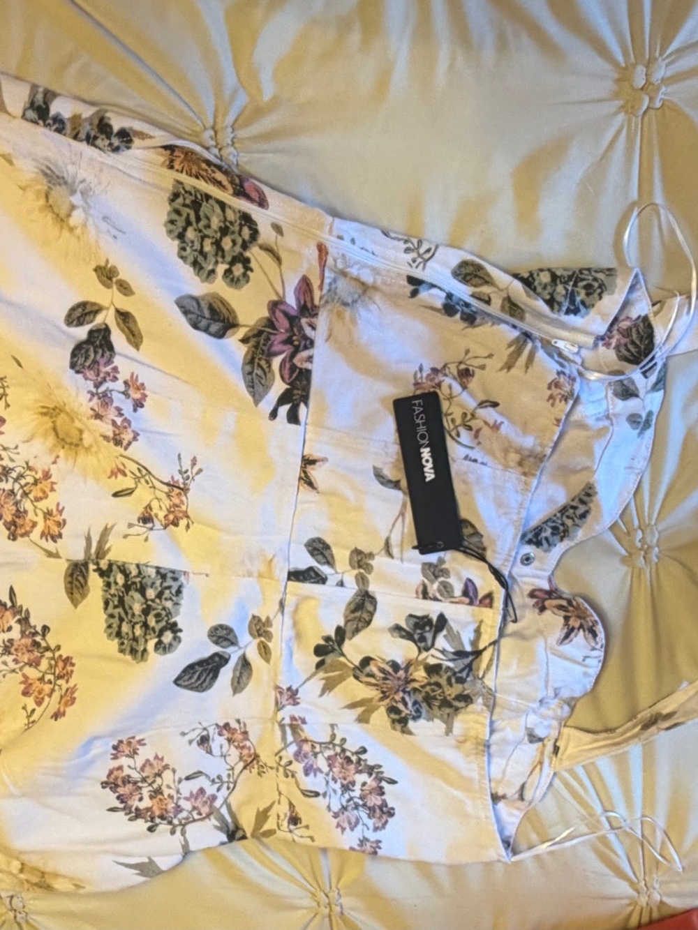 Floral Print Shorts Romper โ Womenโs Casual One-Piece
